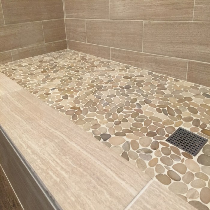 Floor and decor pebble tile