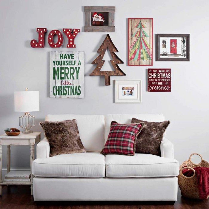 Christmas wall decor large