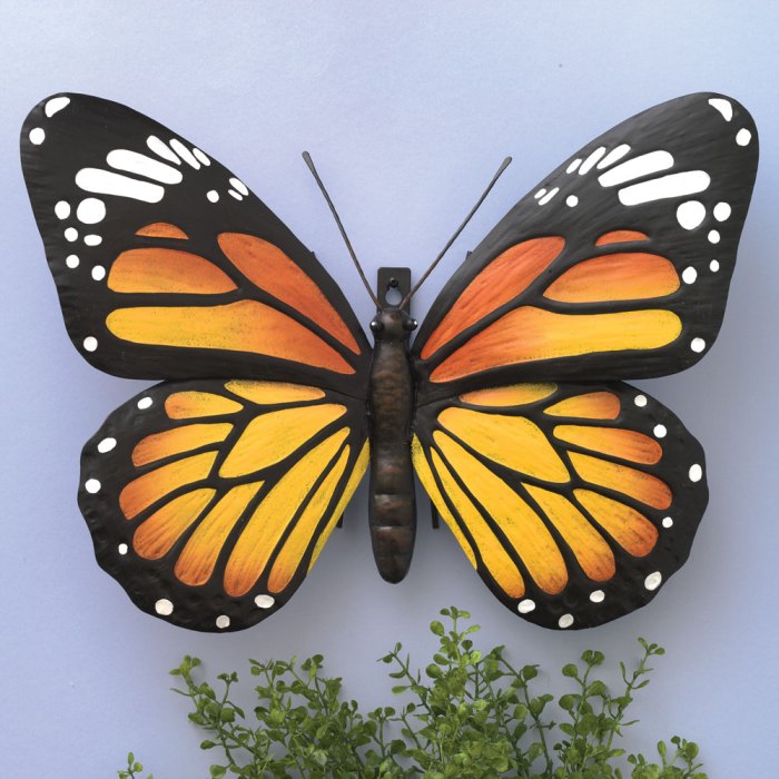 Butterfly art wall decor