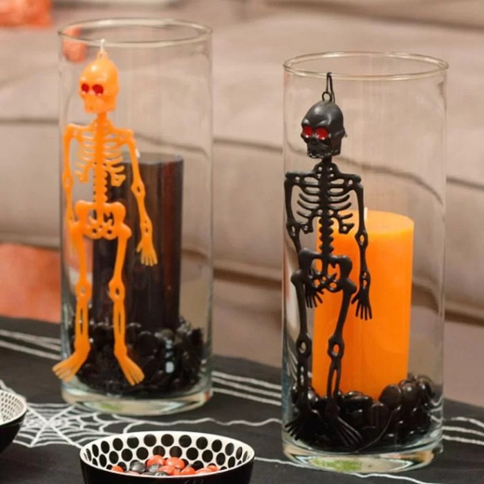 Easy halloween table decor