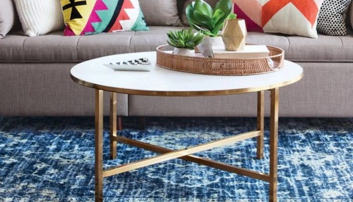 Living Room Round Coffee Table Decor Ideas