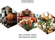 Autumn Fall Coffee Table Decor Ideas