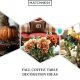 Autumn fall coffee table decor