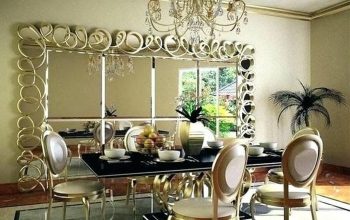 Dining room mirror wall decor