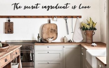 Kitchen wooden wall decor