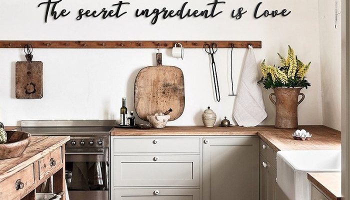 Kitchen Wooden Wall Decor Style & Design