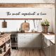 Kitchen Wooden Wall Decor Style & Design