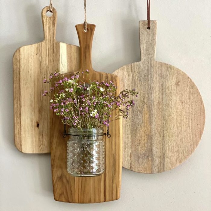 Kitchen cutting board decor for walls