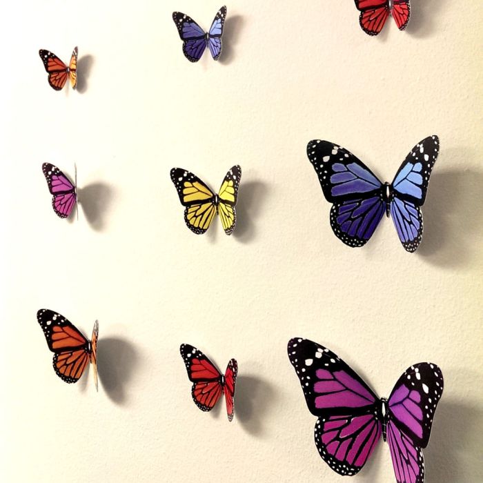 3d butterfly wall decor