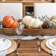 Fall decor for dining table