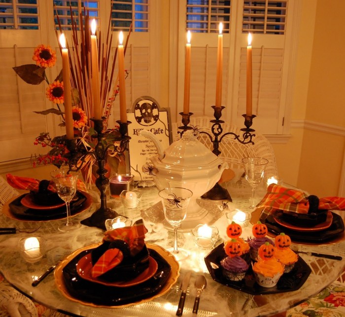 Halloween table decorations ideas innovative