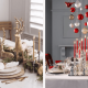 Dining table holiday decor