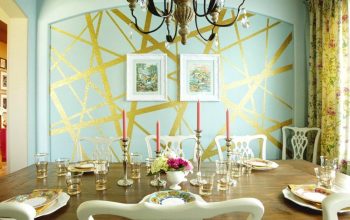 Gold wall decor ideas