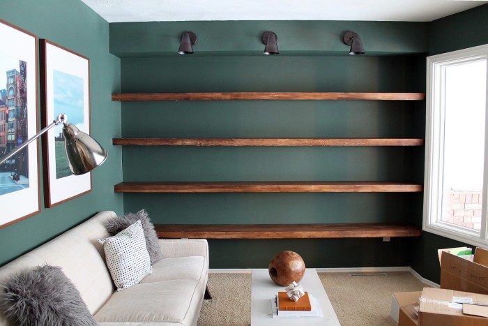 Wall shelving decor ideas