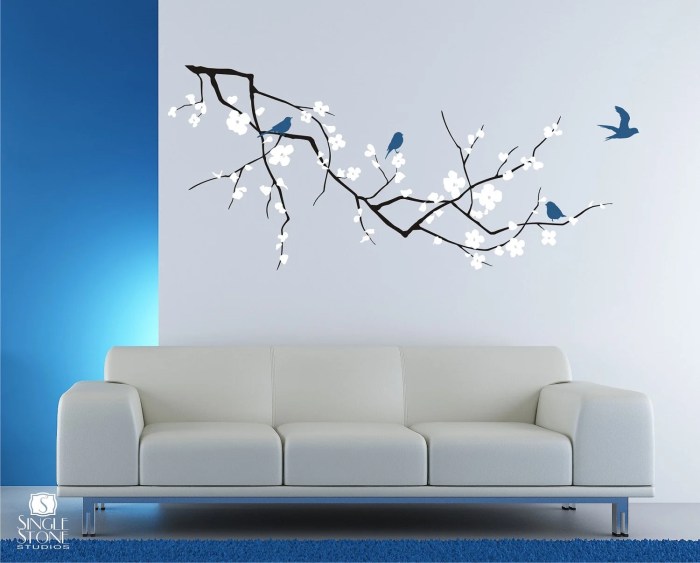 Vinyl on walls decor