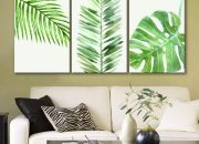 Green wall art decor