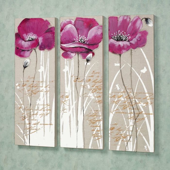 Flower wall art decor