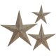 Metal stars for wall decor