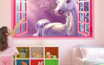 Unicorn wall decor stickers