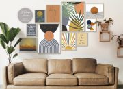 Midcentury modern wall decor