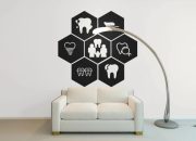 Dental office wall decor