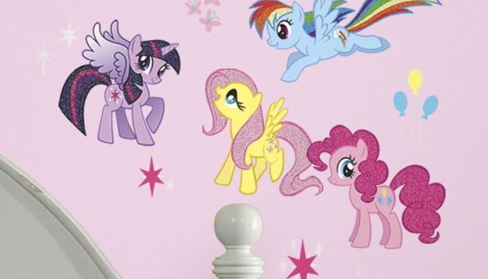 My Little Pony Wall Decor Room Makeover Magic