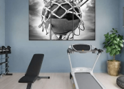 Exercise room wall decor