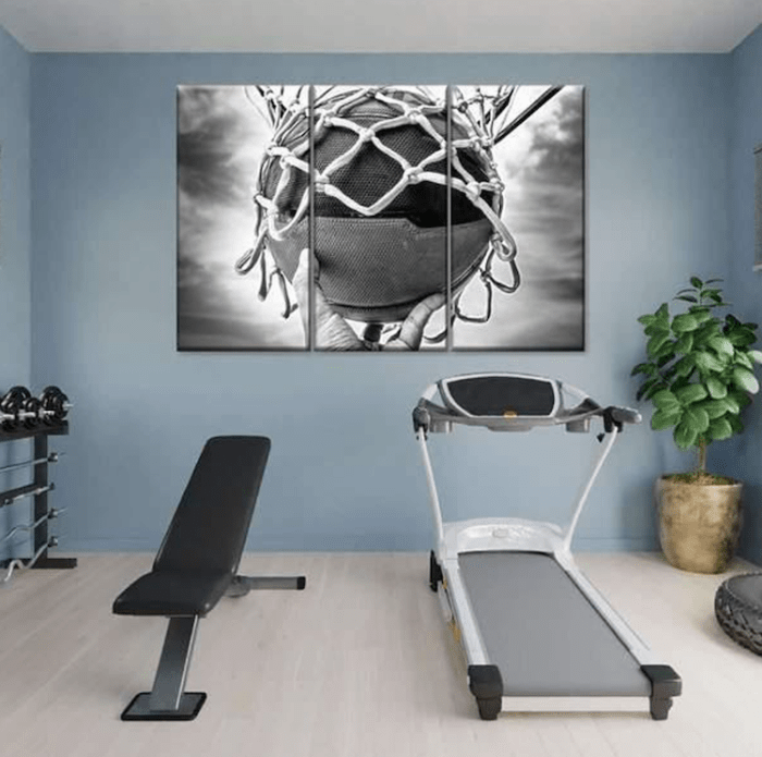 Exercise room wall decor