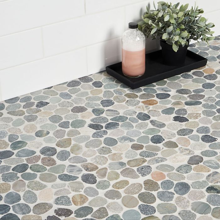 Floor and decor pebble tile