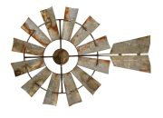 Windmill metal wall decor