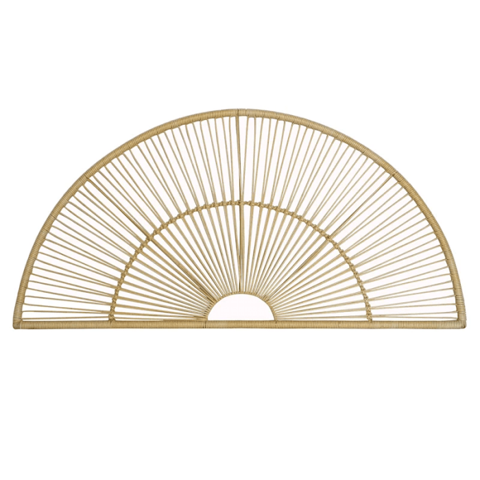 Large rattan wall decor