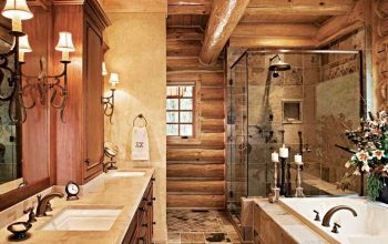 Cabin bathroom decor ideas