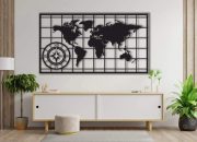 Maps as wall decor