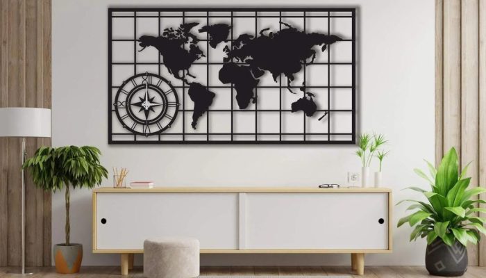 Maps as Wall Decor  A Journey of Artistic Expression