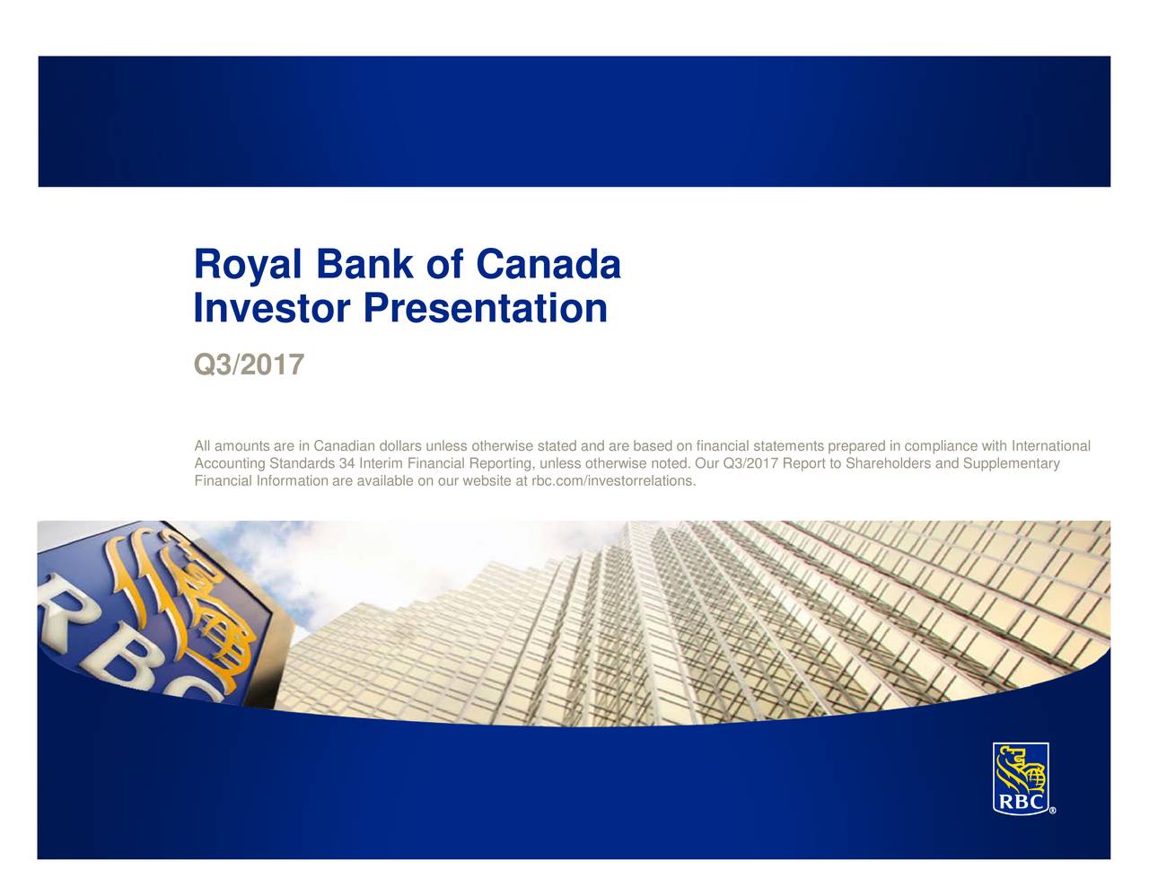 Royal bank of canada stock price