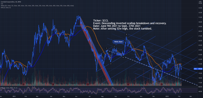 Stock price ccl