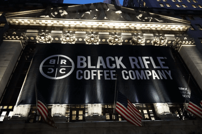 Black rifle coffee company stock price