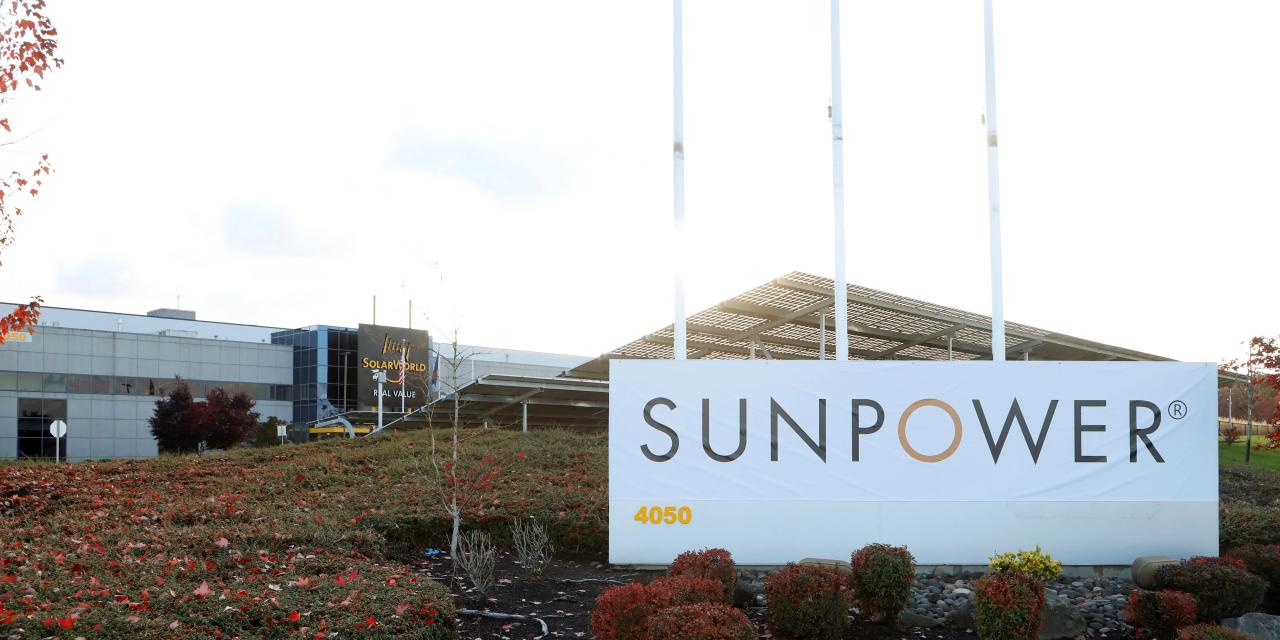 Sunpower stock price